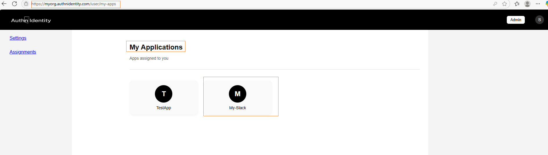 Click to open Slack App